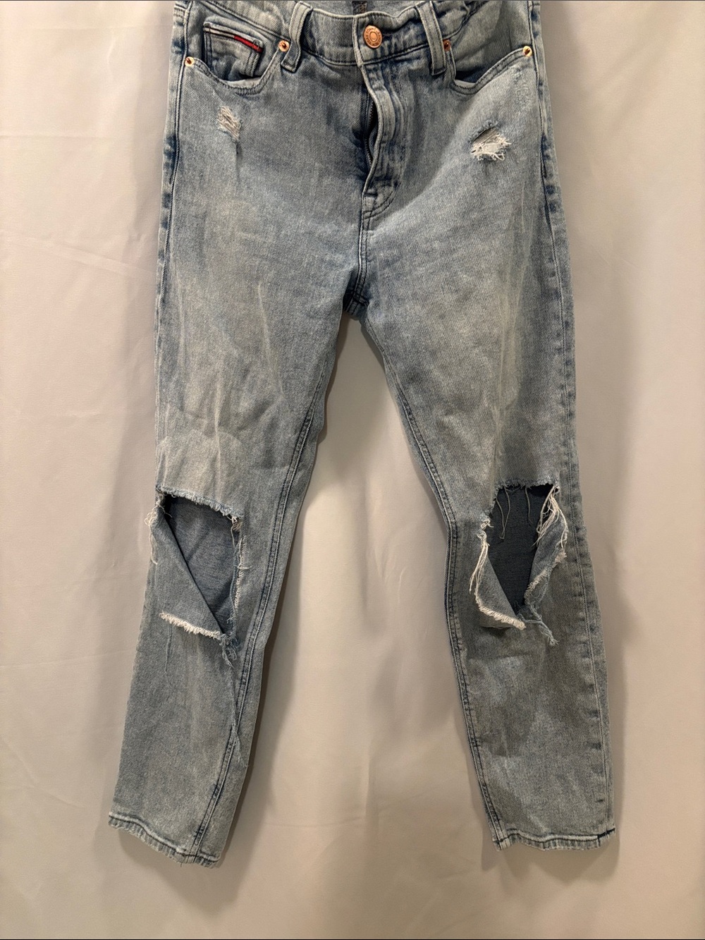 Tommy Hilfiger High Rise Slim Light Blue Wash Jeans - 28/30